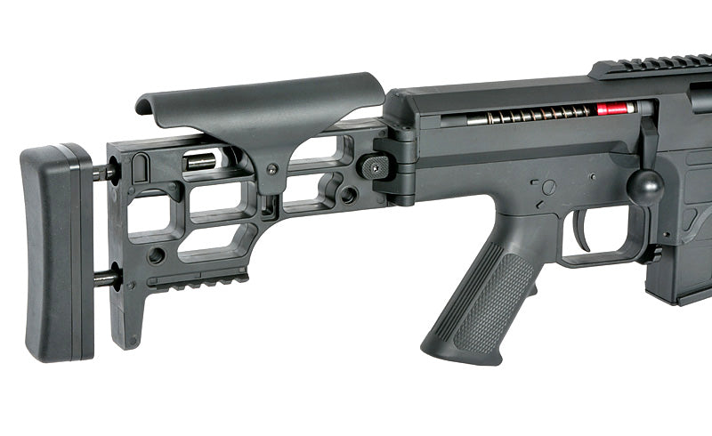 Barrett M98B MRAD Full Metal Airsoft Spring Rifle - Black