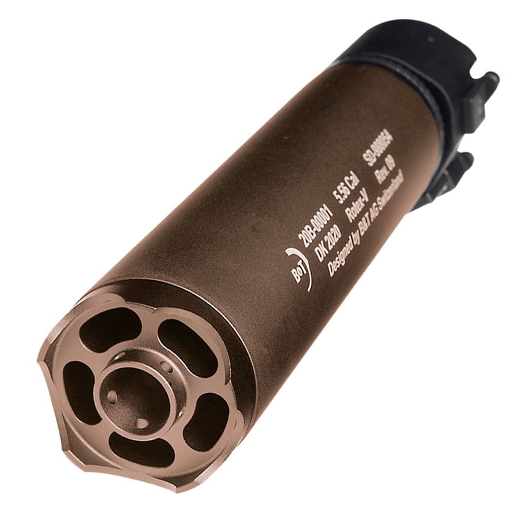 B&T Rotex-V airsoft supressor - MUD