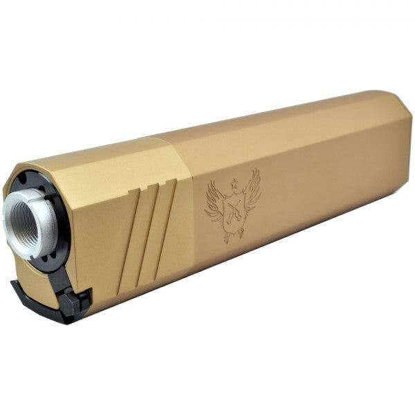 Osprey style 14mm Dummy long Suppressor CCW (tan)