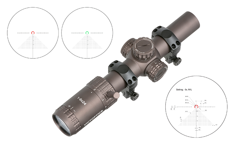 Mira "S6" 1-6X24 (FDE)