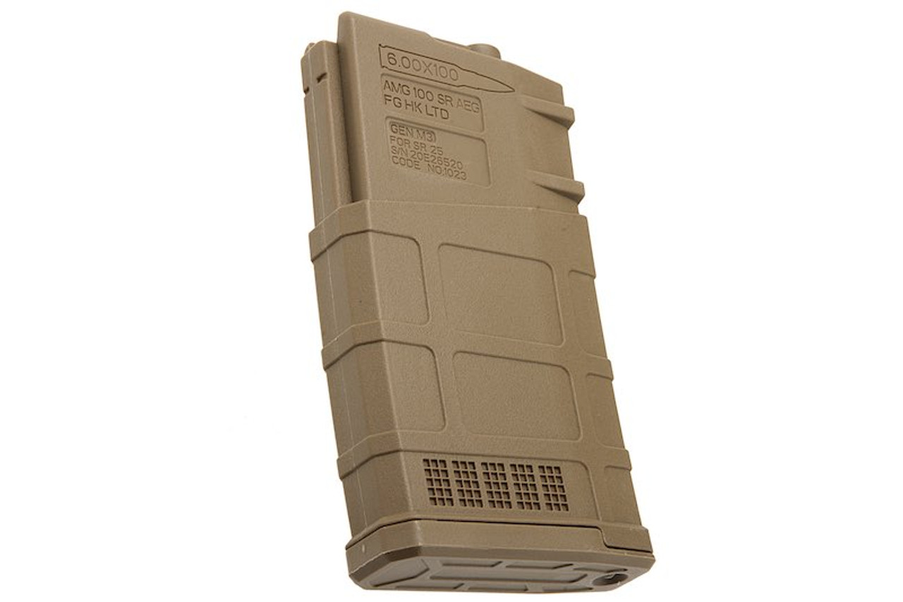 ARES AR308 / SR25-M110 Series Magazine (130 rounds) - Dark Earth