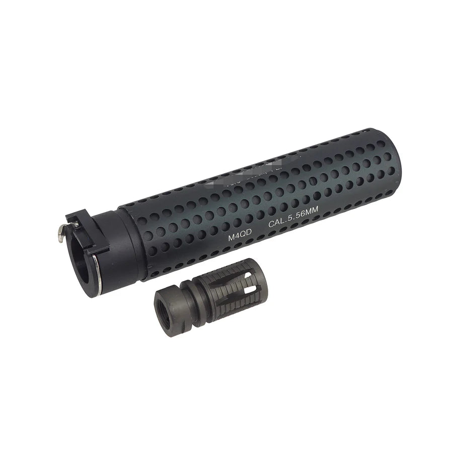 M4QD knight's style aluminum silencer with flash hider