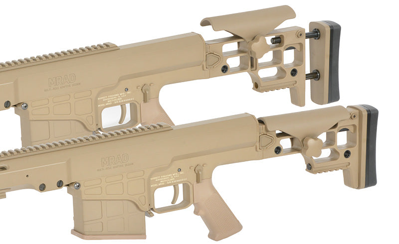 Barrett M98B MRAD Full Metal Airsoft Spring Rifle - Tan