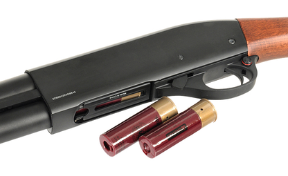 M8877 Shotgun (Green Gas Powered) - Real Wood 
