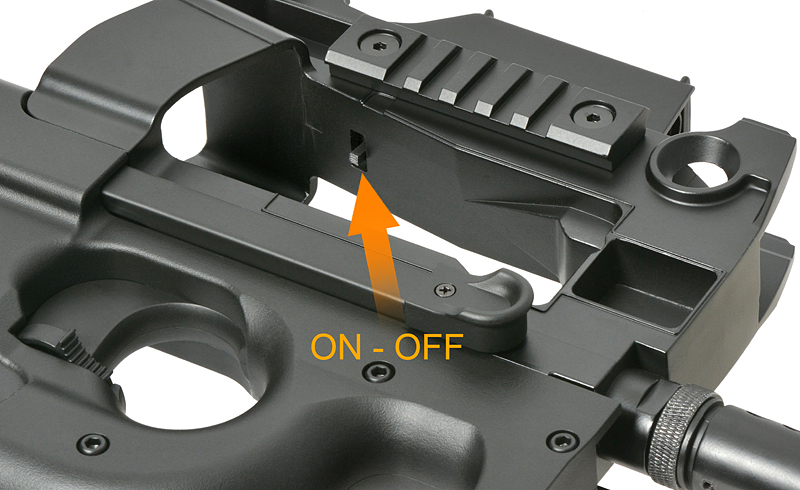 FN P90 with red dot sight 